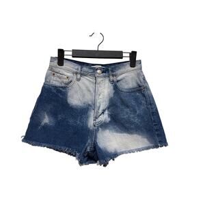 Pacsun Ultra High Rise Vintage Shorts Size 26  Denim Bleached